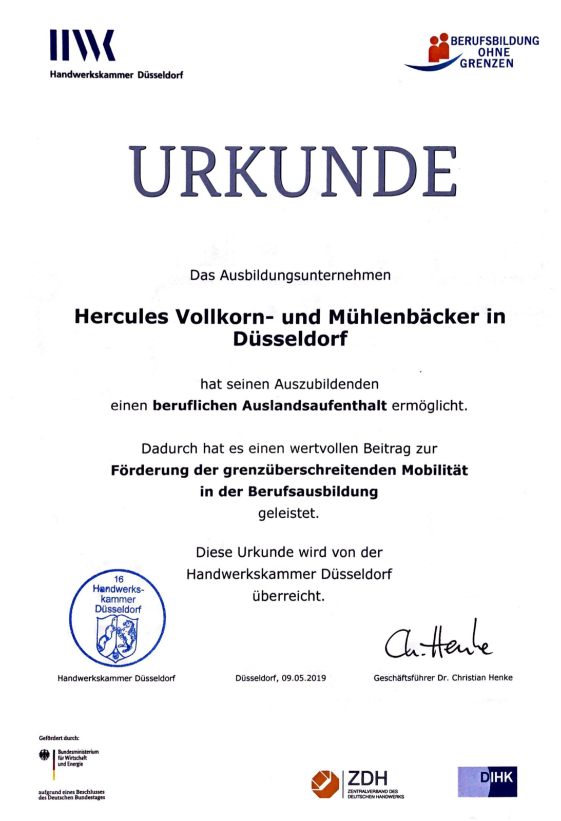 Zertifikate